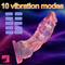 7.48in G-Spot Vibrator Dildo Soft Liquid Silicone Dildo For Adult Sex Toy