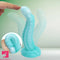 7.28in Luminous Tentacle Silicone Soft Dildo For Women Men Penis Fucking