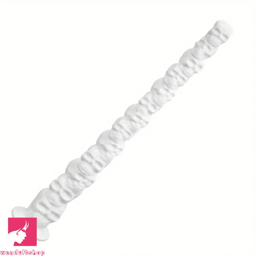 17.7in White Monster Skull Silicone Huge Fantasy Dildo For Deep Exploration