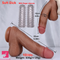 8.66in Liquid Silicone Realistic Dual Density Dildo Soft Skin Prostate Cock