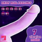 8.21in Rotating Realistic Vibrating Dildo Automatic Silicone Soft Clit Dildo