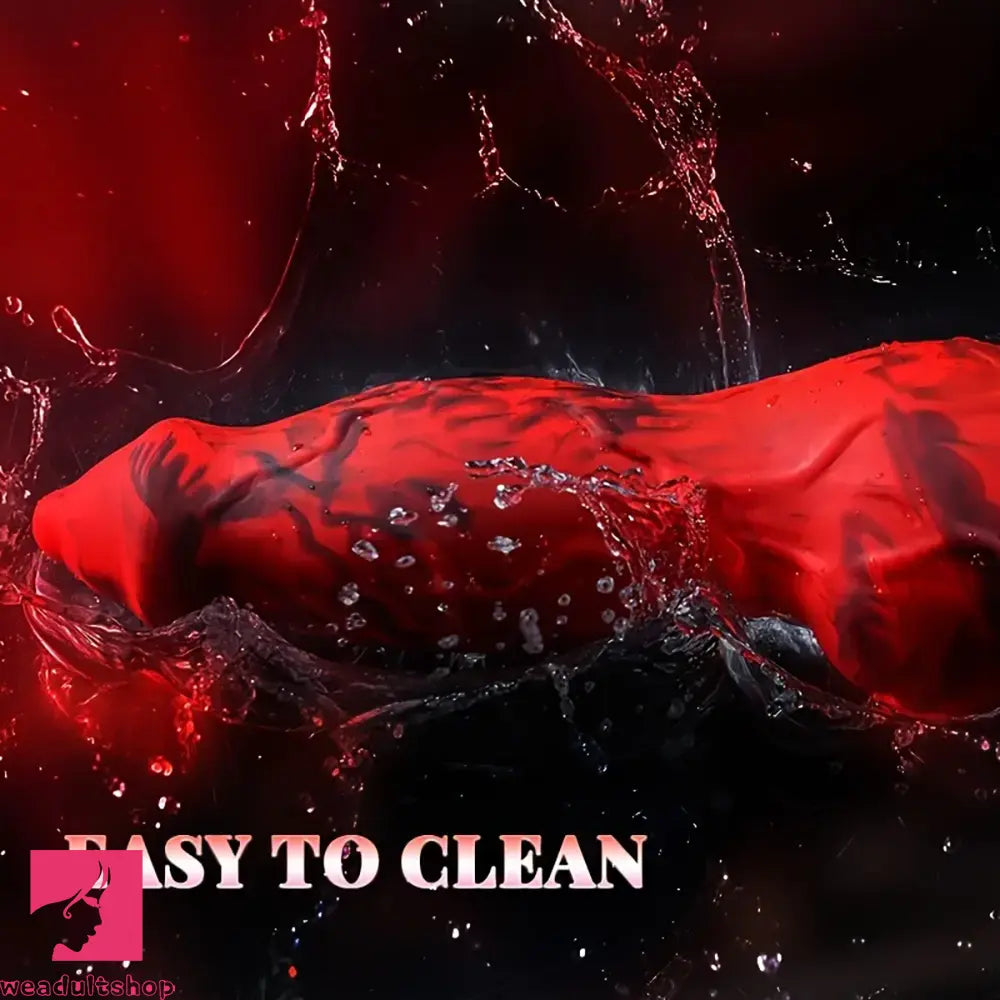 8.46in Irregular Dog Knot Heating Thrusting Vibrating Automatic Odd Dildo