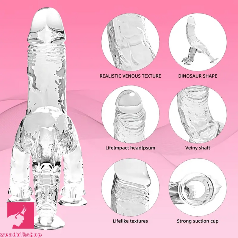 7.81in Dragon Soft Dildo For Offhand Prostate Massage Fantasy Thick Dildo