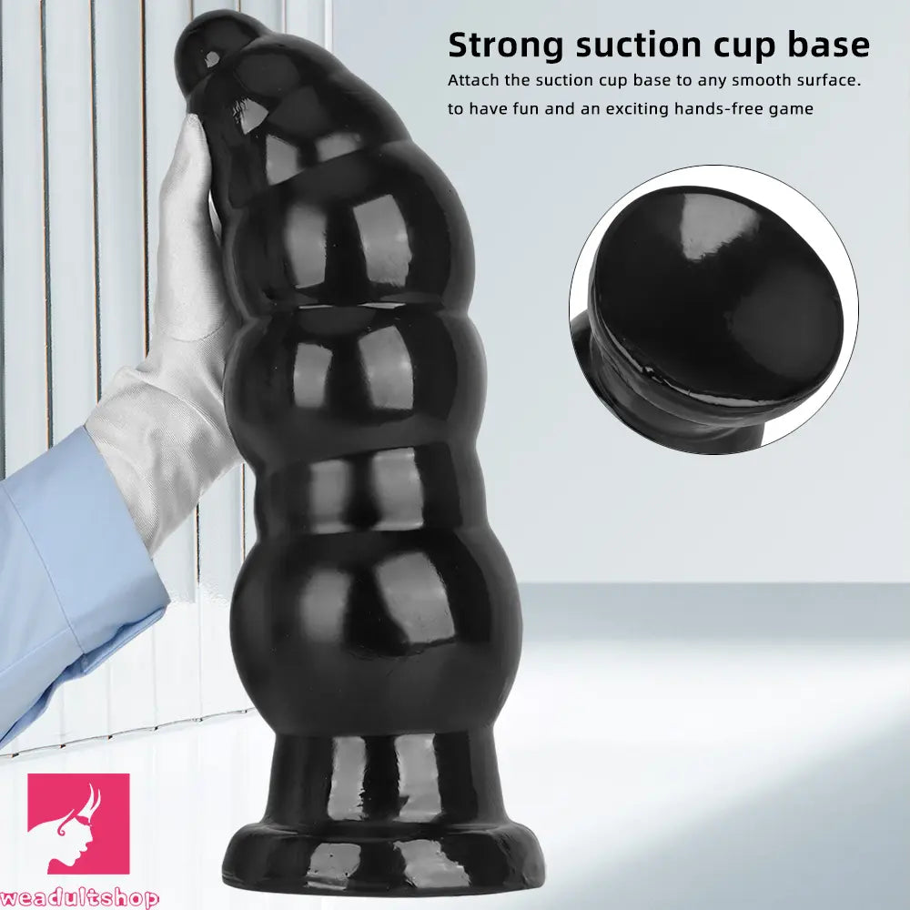 10.23in 14.56in Giant Penis Butt Plug Small Head PVC Fantasy Cock Dildo