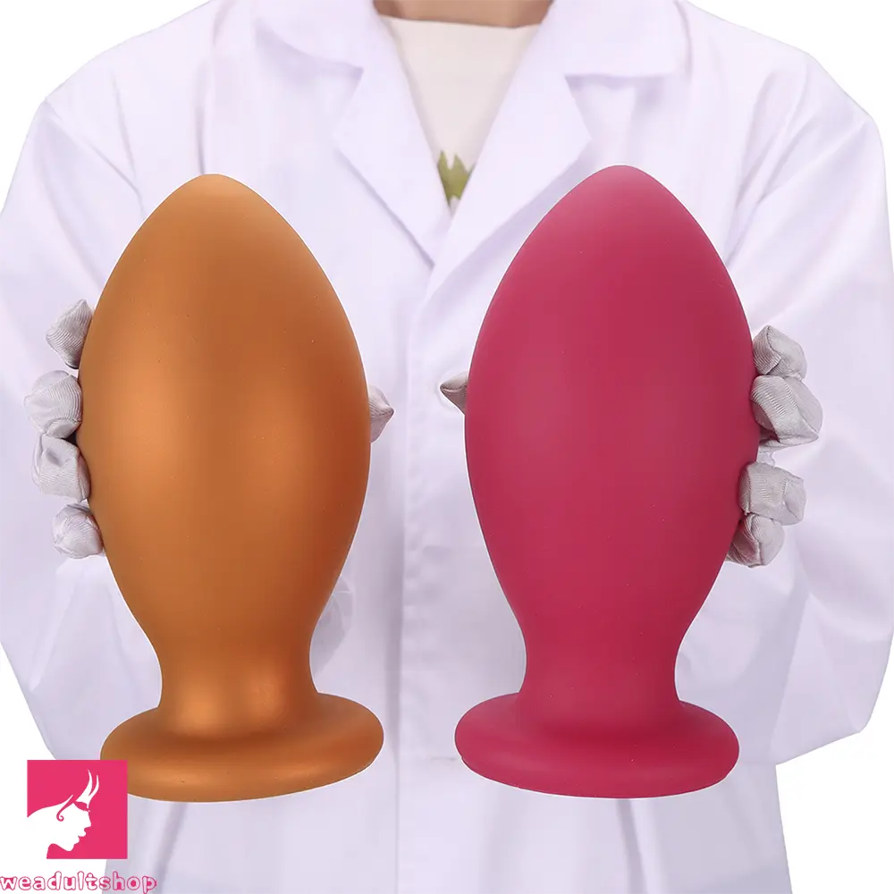 4.72in 5.51in 6.29in 7.08in 7.87in Rugby Silicone Butt Plug Dildo Adult Cock