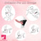 8.07in Strap on Dildo Elegant Lifelike Veins Large Dildo For Women