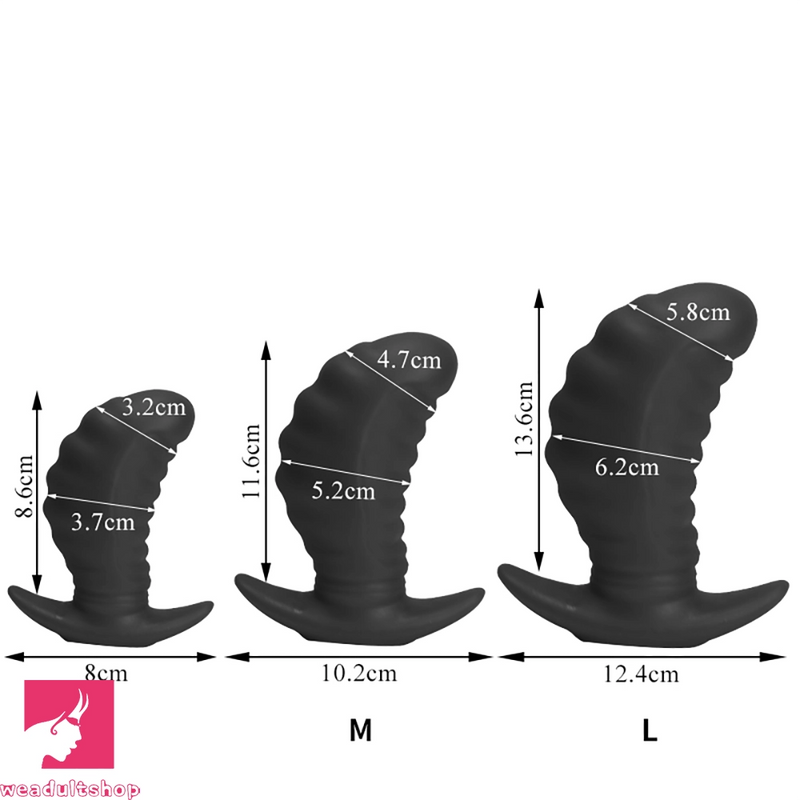 3.38in 4.56in 5.53in Small Butt Plug Dildo For Men Women Fucking Clit