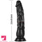 8.6in PVC Big Black Dildo Penis Adult Toy For Couples Clitoral Stimulator