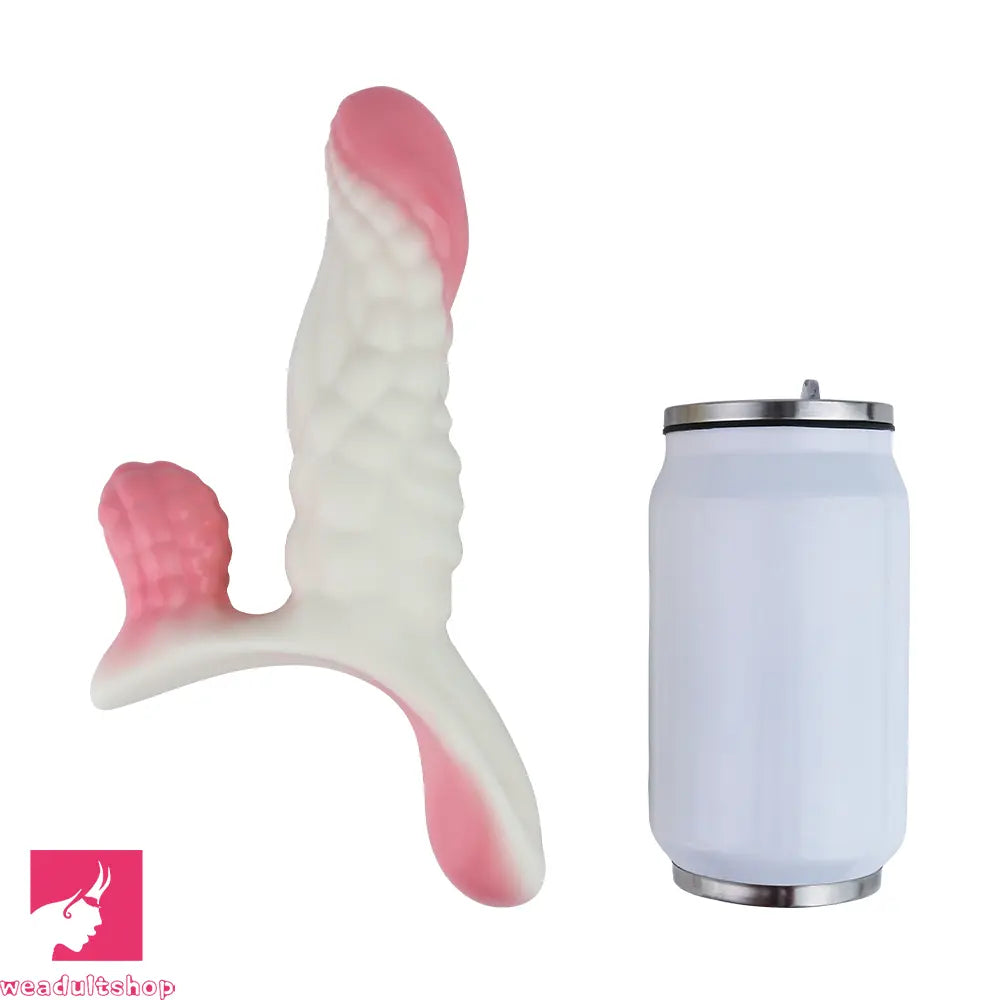 5.83in Dragon Scale Monster Wearable Strap on Vibrating Anal Dildo