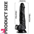 7.68in Realistic Dildo Female Vagina G-spot Stimulator Vaginal Massager