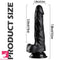 7.68in Realistic Dildo Female Vagina G-spot Stimulator Vaginal Massager