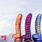 8.11in CATERPILLAR Gilded Mixed Color Creative Silicone Dildo SM Cock Toy