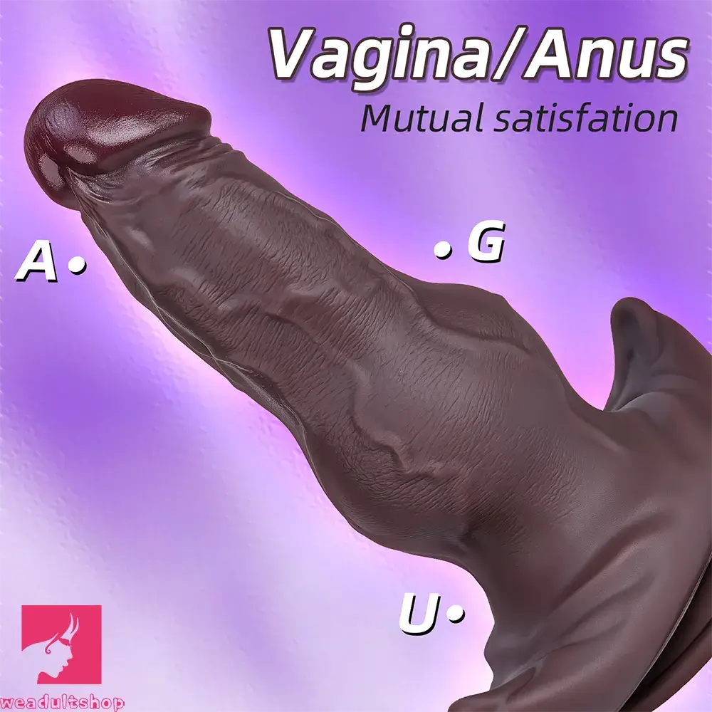 8.46in 9.64in 10.82in Liquid Silicone Big Dildo With Anchor Base Love Toy
