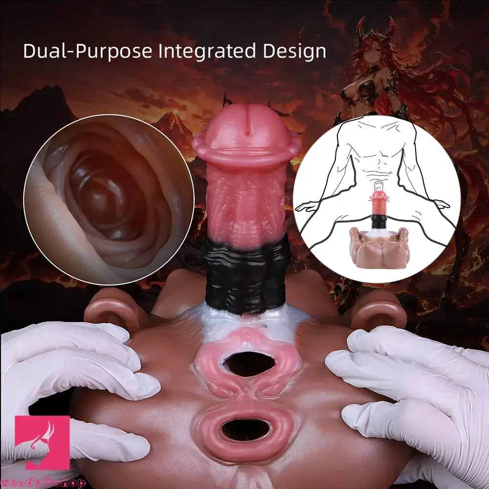 3.93in Horse Cock Dildo Animal Pussy For G-Spot Male Masturbator