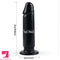 8.66in Big Black PVC Dildo Penis Big Suction Cup Adult Clitoral Stimulator