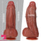 8.46in 9.45in Dual Density Silicone Soft Big Skin Dildo For Female Sex