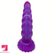 5.4in 8.66in Fantasy Purple Jelly Dildo Powerful Suction Cup Penis Toy