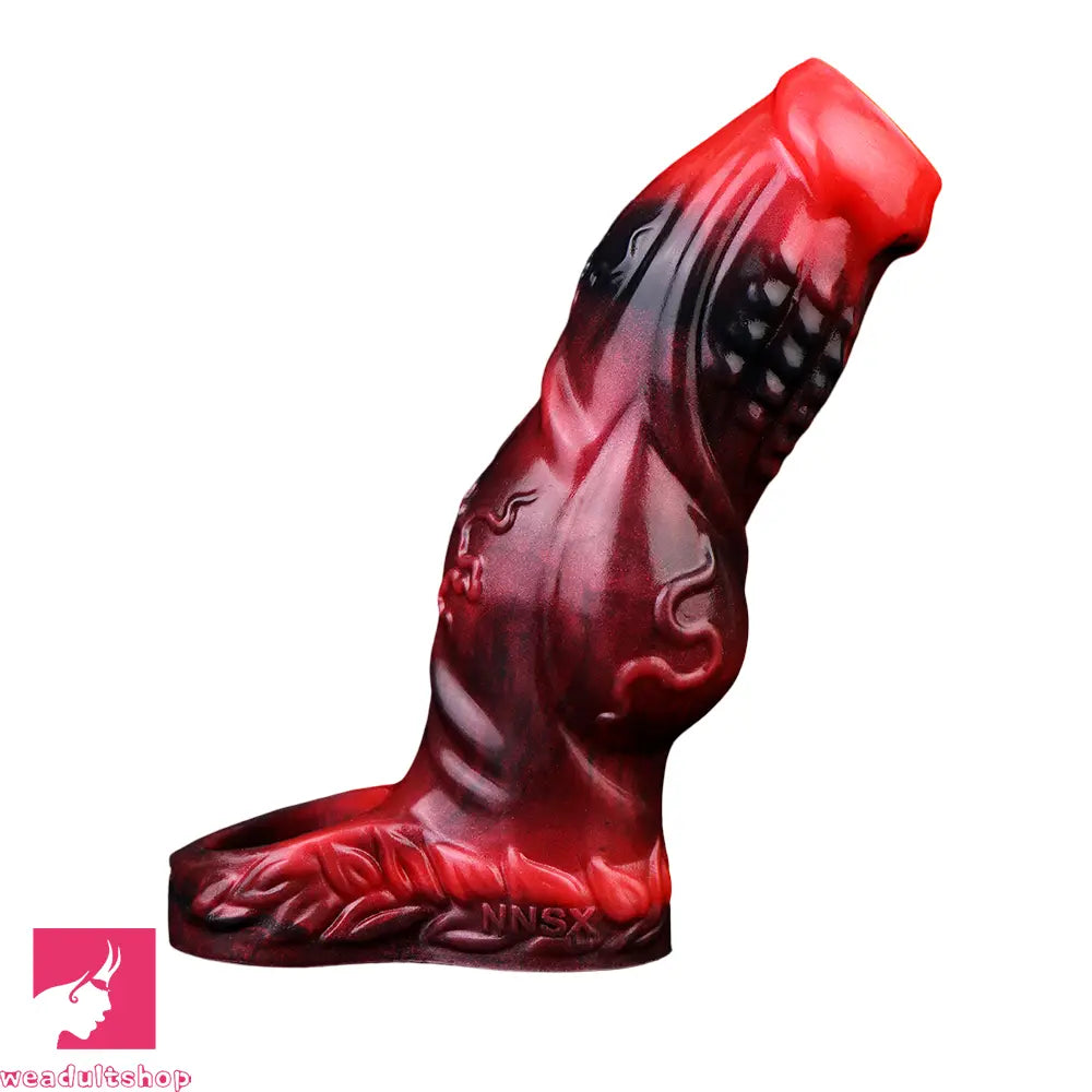 4.8in 5.59in 6.69in Dog Knot Animal Soft Dildo Sleeve Cock Extender Sex Toy