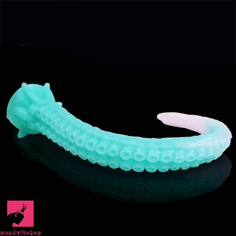 15.1in 17.3in Luminous Silicone Soft Long Big Tentacle Octopus Penis Dildo