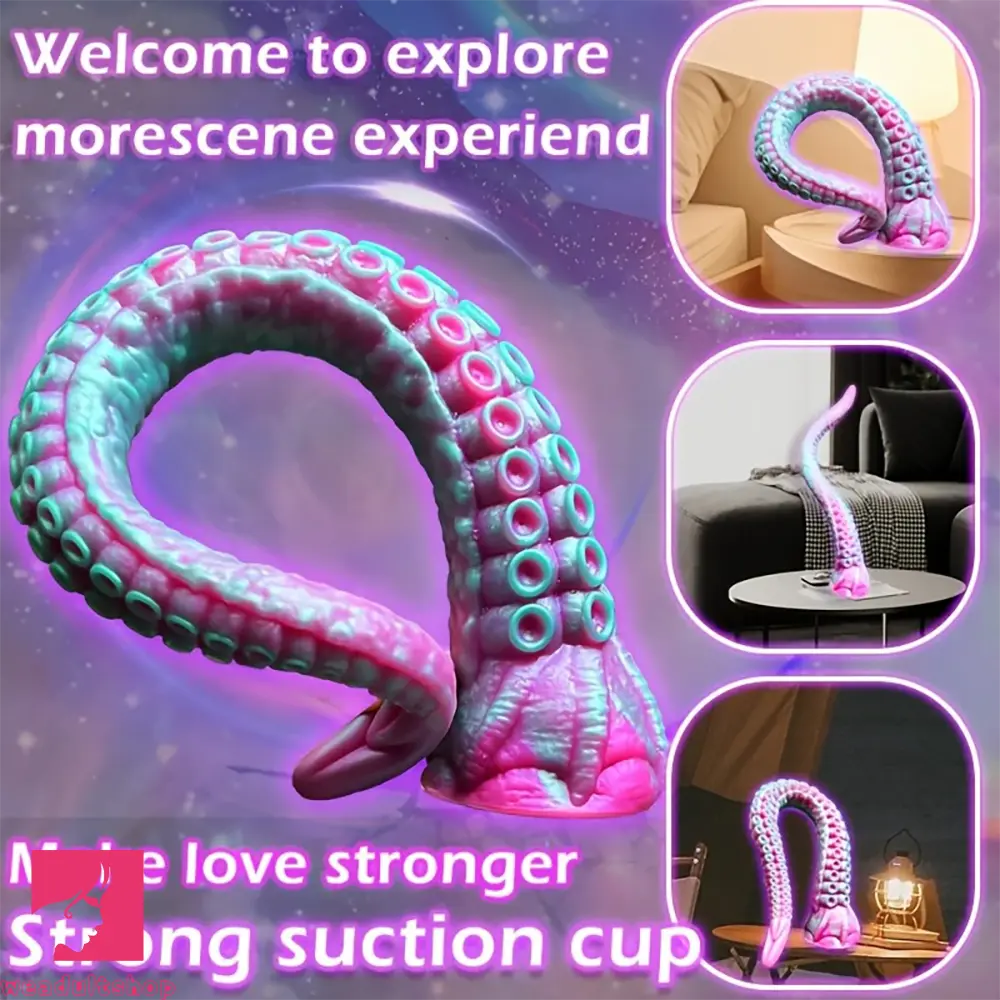 17.32in Starlight Tentacle Monster Shaped Animal Silicone Huge Long Dildo