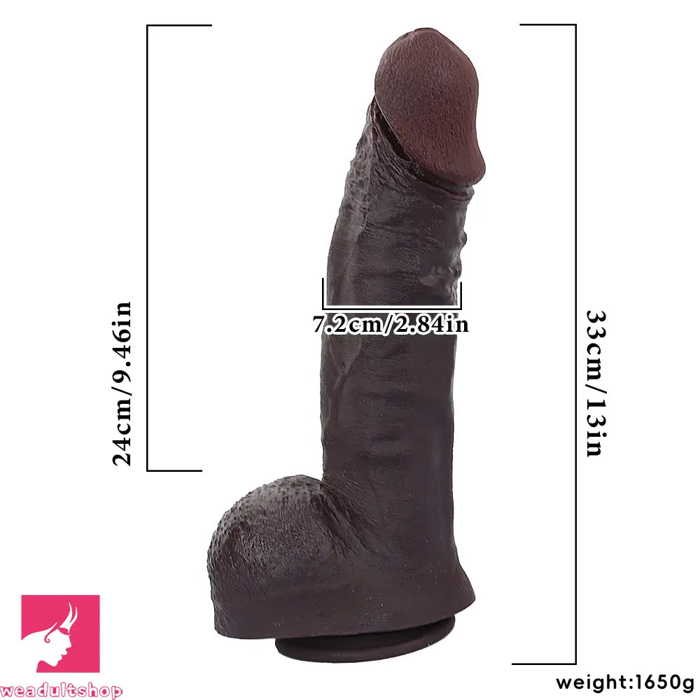 13in Soft Big Long Silicone Dildo Anal Sex Toys For Women Couple Anal Play