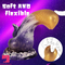 7.87in Realistic Snake-Shaped Silicone Soft Clit Dildo With Lifelike Texture