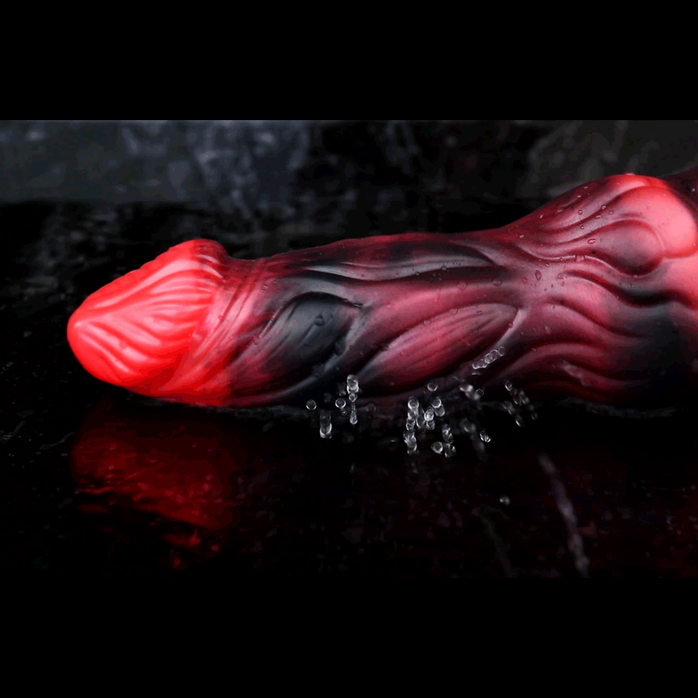 5.91in 7.17in Silicone Cock Sleeve Soft Vibrating Hollow Fantasy Penis Dildo