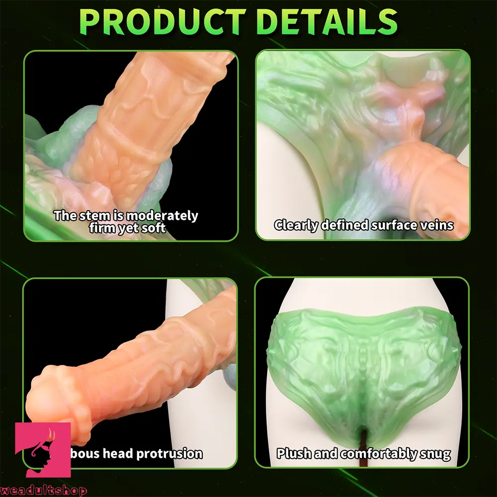 11.02in Horse Big Monster Hollow Dildo Harness Pants Strap on Dildo Cock