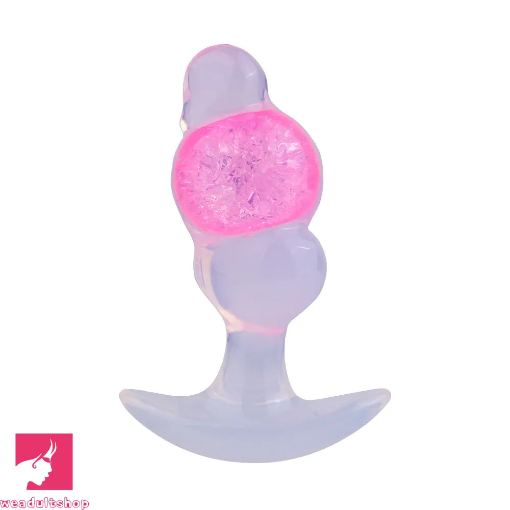 4.92in Silicone Anal Plug Dildo Realistic Design Masturbation Aid Toy