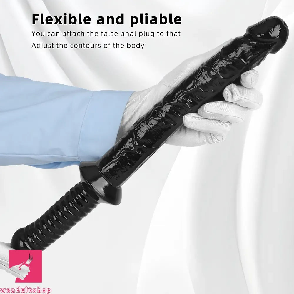 12.6in 15.15in Big PVC Sword Dildo With handle Anal Masturbator Sex