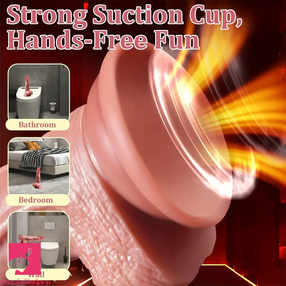 5.51in 6.3in 7.09in Realistic Silicone Safe Material Dildo For Clitoral Pleasure