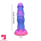 7.87in Alien Dragon Anal Plug Liquid Silicone Monster Dildo For Prostate