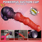 10.43in Alien Monster Dildo Mixed Color Silicone Dog Knot Clit Anal Plug