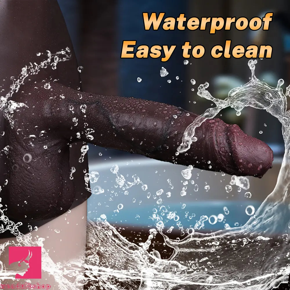 9.45in Hollow Strap on Silicone Soft Dildo Panty For Couples Men Love