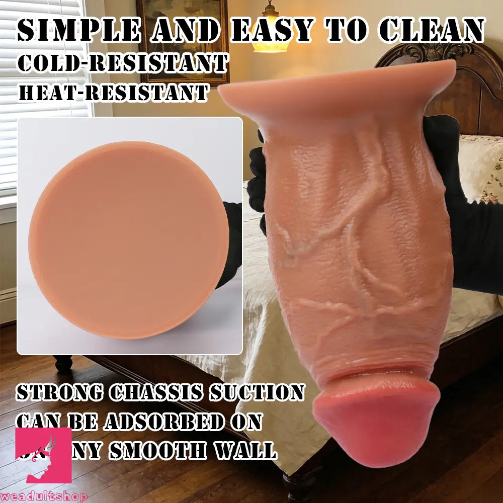 6.1in 7.48in 8.66in 9.44in Thick Real Penis Silicone Cock Toy For Novelty Love