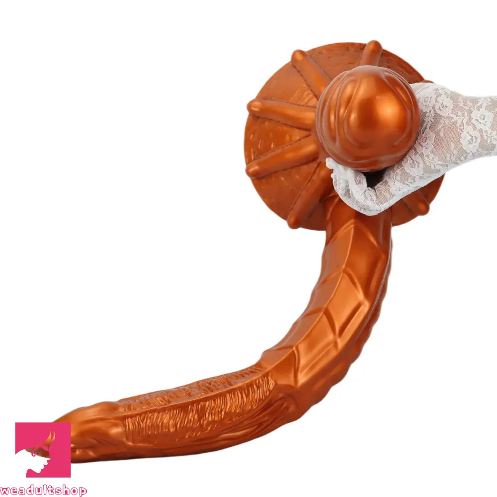 11.81in 17.7in Dual Ended Alien Anal Plug Soft Fantasy Dildo Anal Massage Dilator