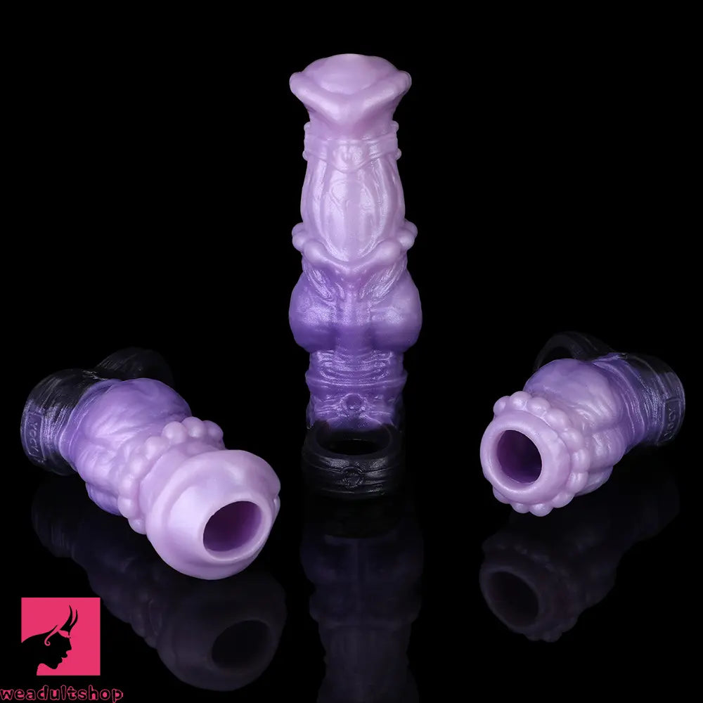 4.44in 6.06in 7.32in Horse Cock Dildo Sleeve Odd Spiked Knot Creature Sleeve