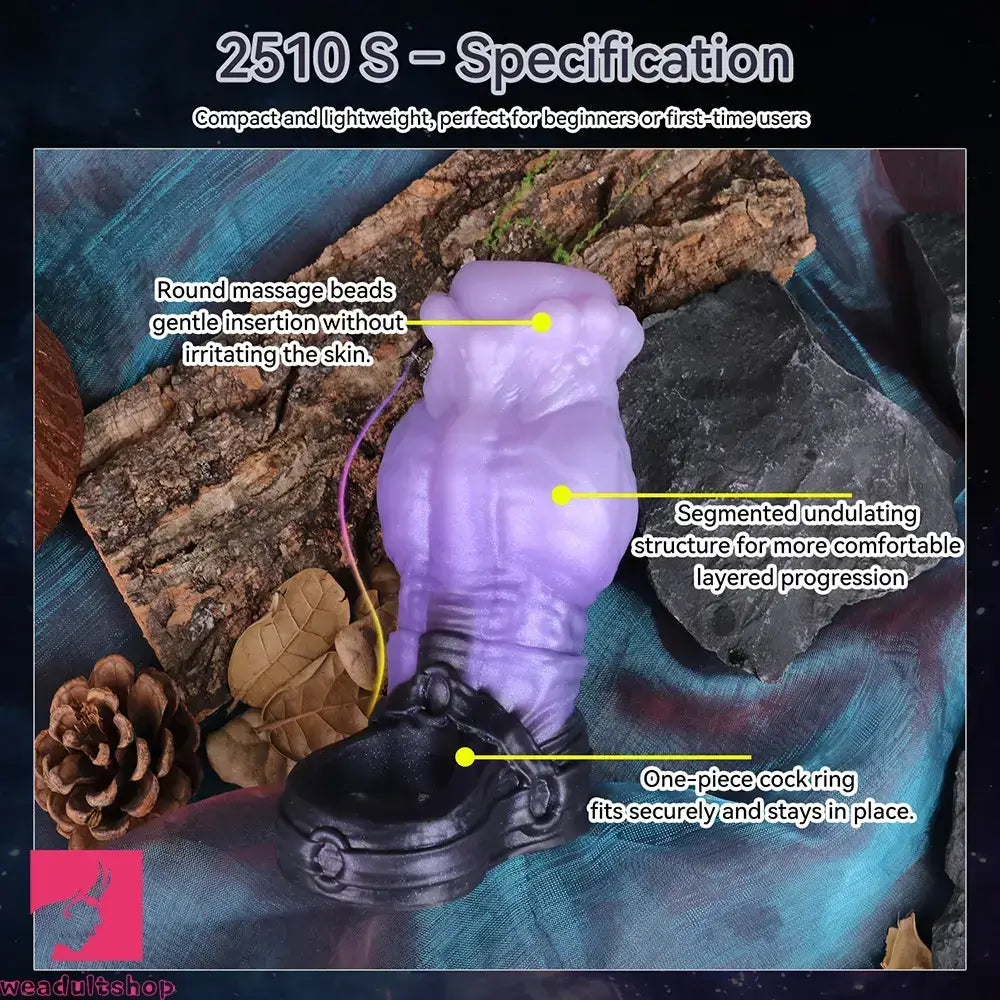 4.44in 6.06in 7.32in Horse Cock Dildo Sleeve Odd Spiked Knot Creature Sleeve