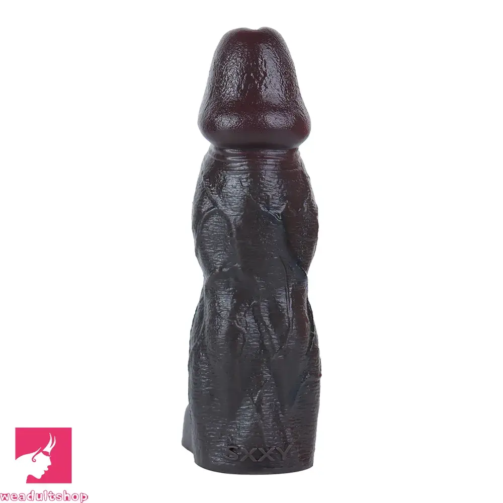 6.22in Silicone Realistic Cock Ring Dildo Sleeve Soft Real Penis Sleeve