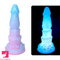 8.26in Silicone Soft Luminous Fantasy Dildo Woman Man Prostate Sex Toy