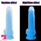 7.48in 9.25in Luminous Silicone Soft Dildo For Men Women Fucking Sex