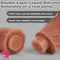 8.46in 9.45in Dual Density Silicone Soft Big Skin Dildo For Female Sex