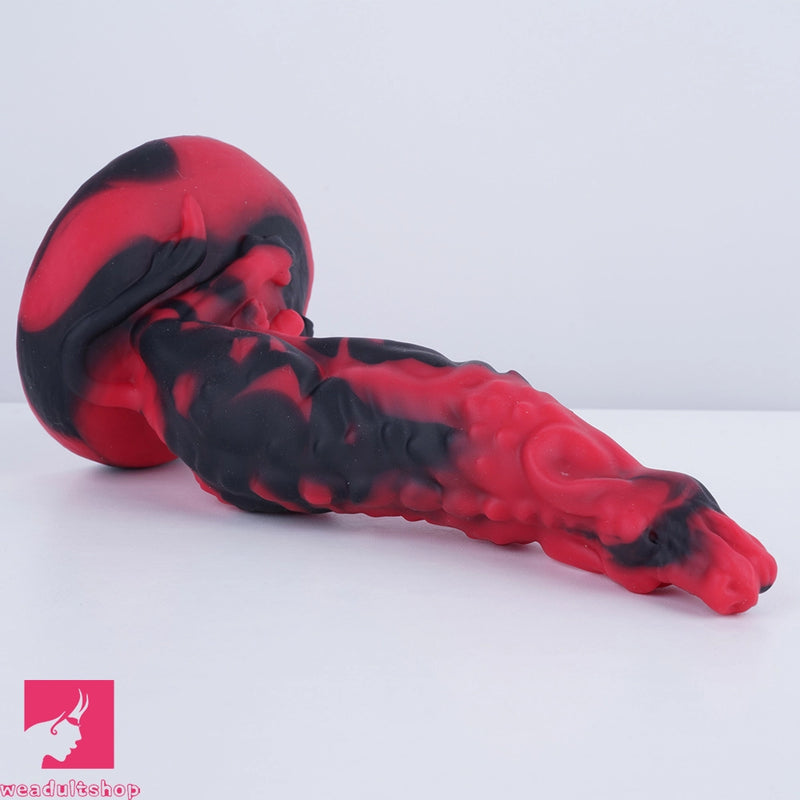 7.28in Pig Glans Silicone Soft Fantasy Dildo Adult Toy Clitoral Stimulator