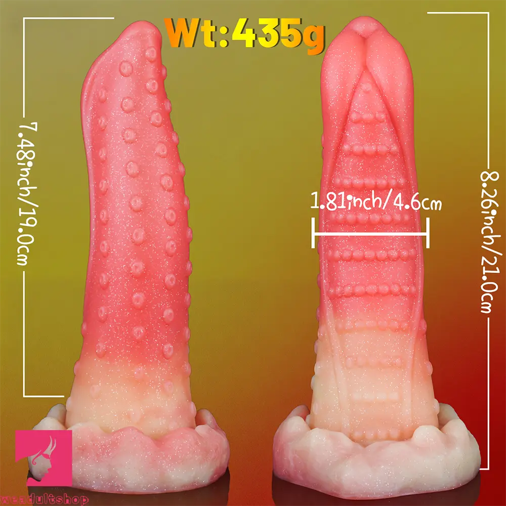 8.26in Soft Realistic Odd Shaped Silicone Penis Octopus Dildo For Sex