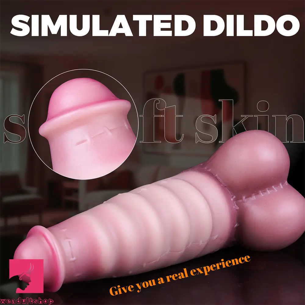 3.7in 4.72in 5.7in Liquid Silicone Mini Anal Dildo Wavy Pattern Dildo