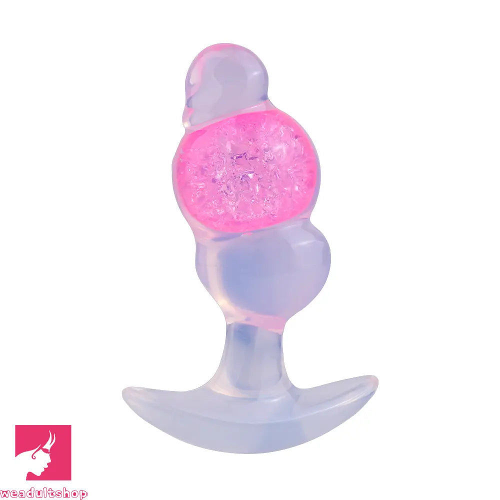 4.92in Silicone Anal Plug Dildo Realistic Design Masturbation Aid Toy
