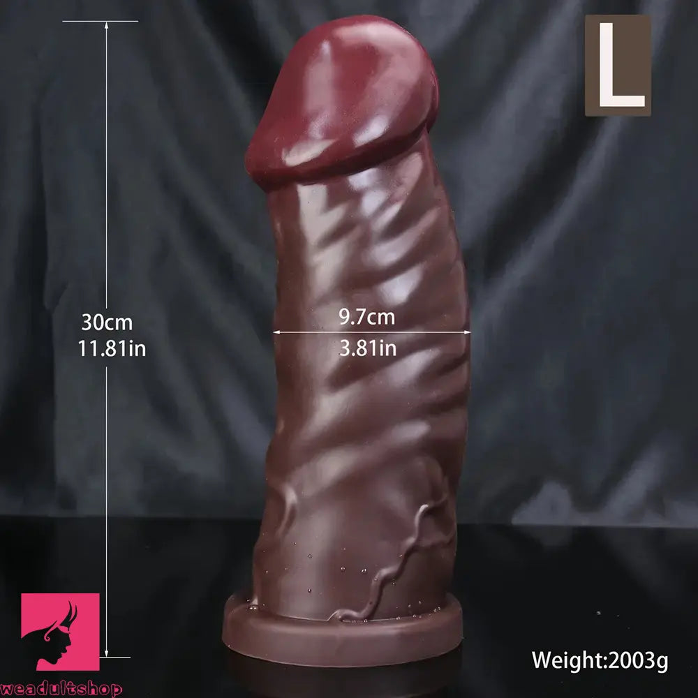 8.85in 10.62in 11.81in Silicone Mushroom Head Bold Thick Anal Fantasy Dildo