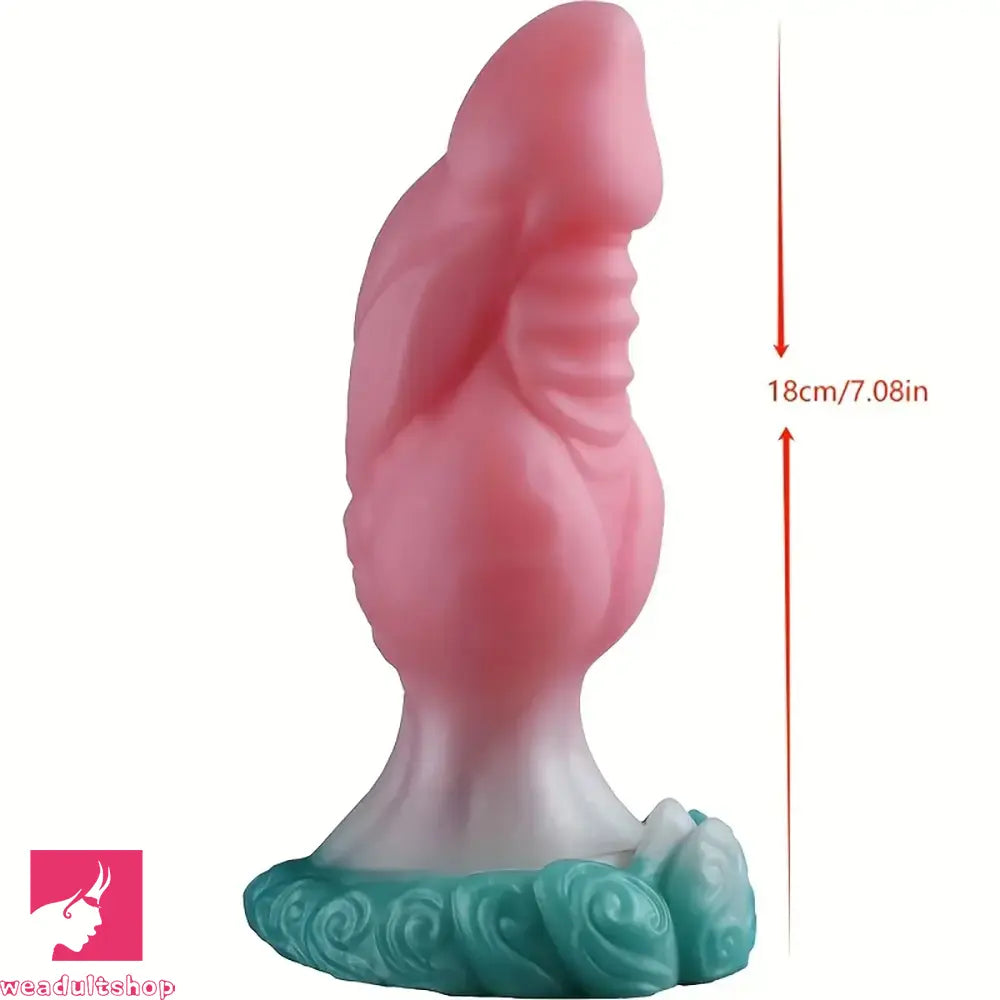 7.09in Fantasy Silicone Soft Odd Knot Dildo Anal Sex Toy For Adults Game