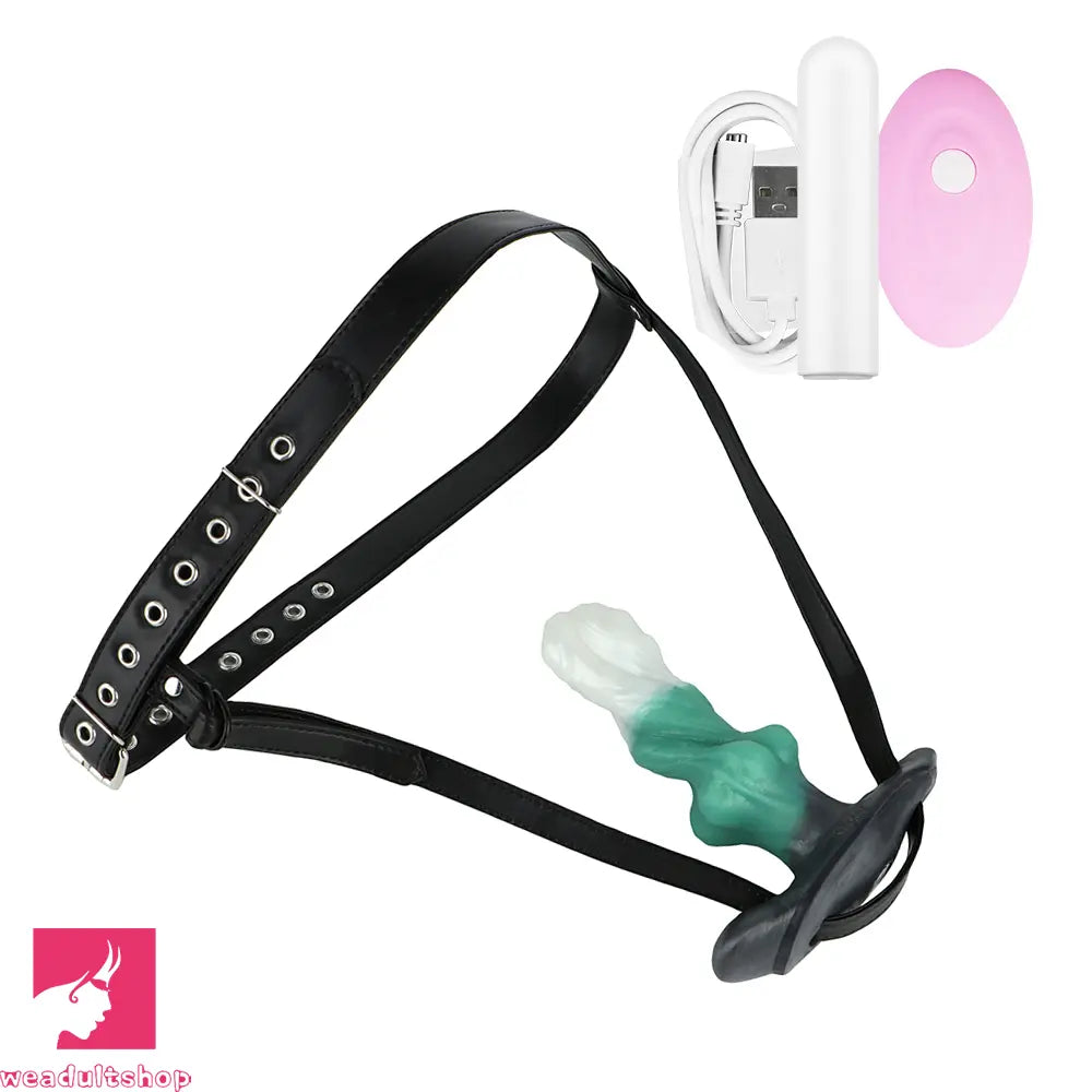 7.08in Odd Dog Knot Strap on Dildo For Fox Tail Cosplay Anus Dilator Masturbator