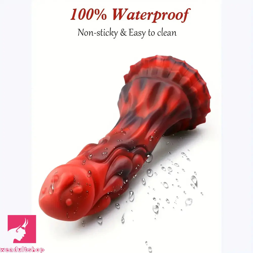 8.2in Lifelike Dragon Monster Soft Liquid Body Safe Odd Big Spiked Dildo